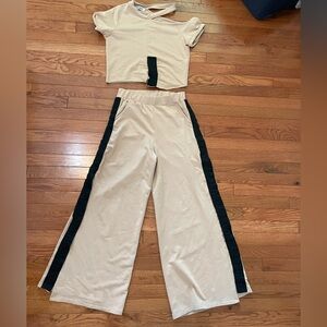 Bukezy Tan and Black Women's set